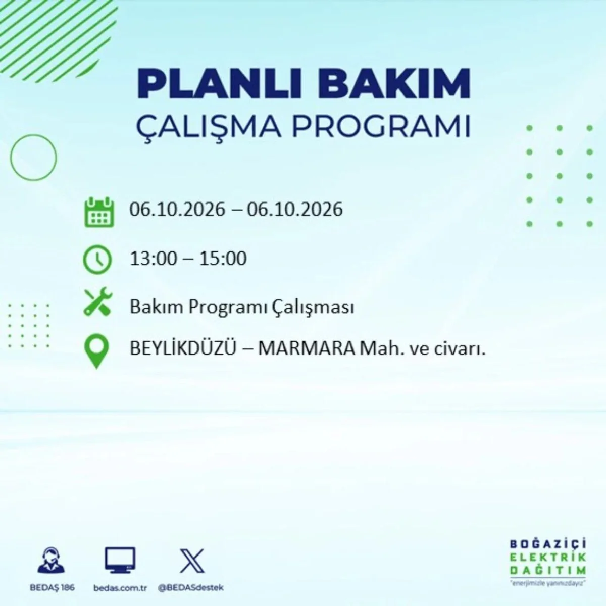 Elektrikler ne zaman, saat kaçta gelecek? 6 Ekim 2026 BEDAŞ ve AYEDAŞ elektrik kesinti programı! — 39. fotoğraf