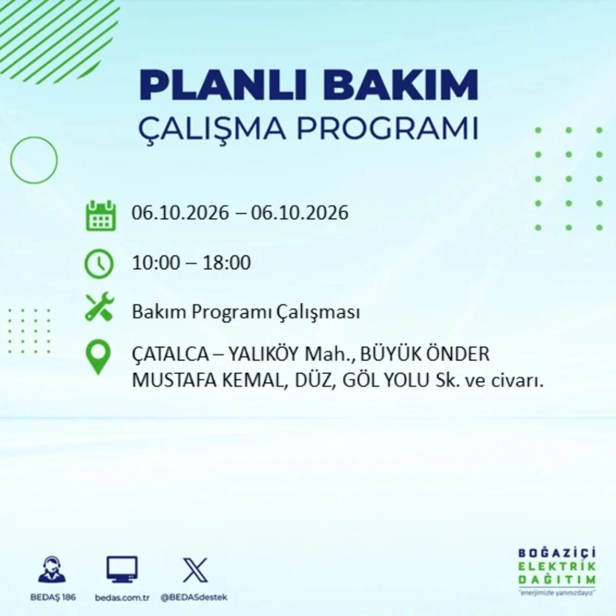 Elektrikler ne zaman, saat kaçta gelecek? 6 Ekim 2026 BEDAŞ ve AYEDAŞ elektrik kesinti programı! — 5. fotoğraf