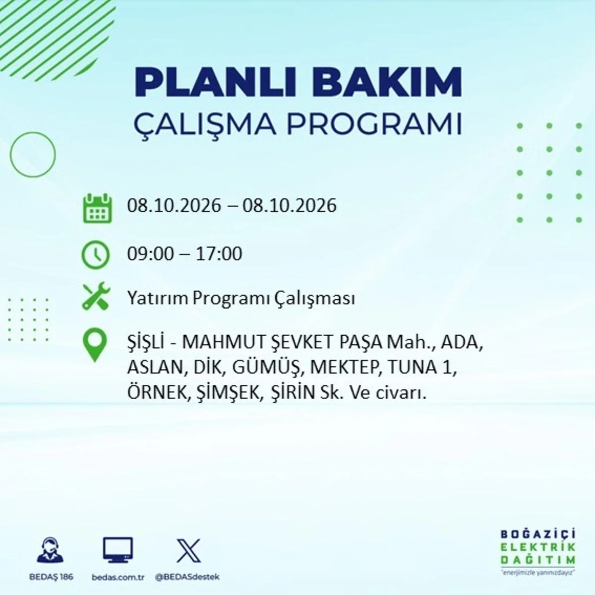 İstanbul’da elektrikler ne zaman gelecek, saat kaçta? BEDAŞ duyurusu ile 8 Ekim 2026 İstanbul elektrik kesintisi programı — 9. fotoğraf