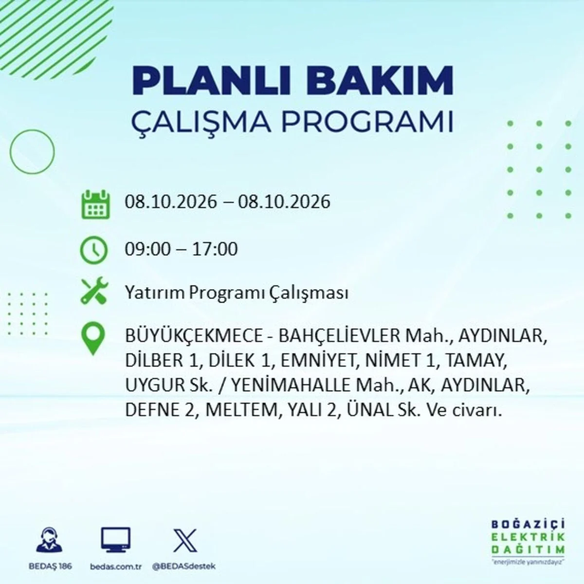 İstanbul’da elektrikler ne zaman gelecek, saat kaçta? BEDAŞ duyurusu ile 8 Ekim 2026 İstanbul elektrik kesintisi programı — 23. fotoğraf