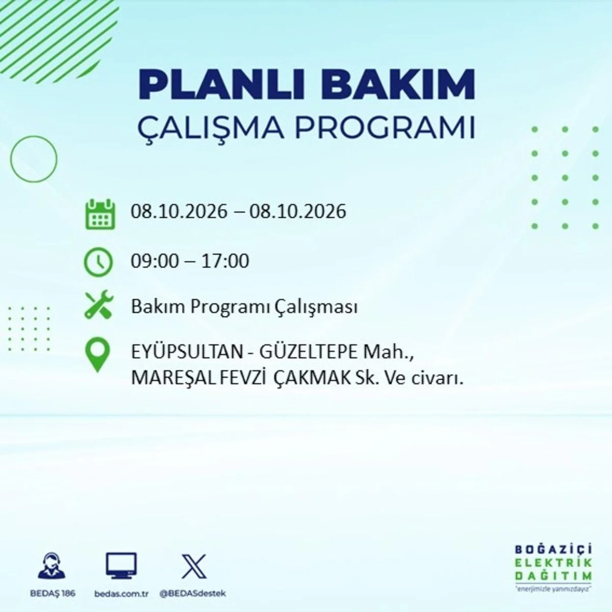 İstanbul’da elektrikler ne zaman gelecek, saat kaçta? BEDAŞ duyurusu ile 8 Ekim 2026 İstanbul elektrik kesintisi programı — 4. fotoğraf