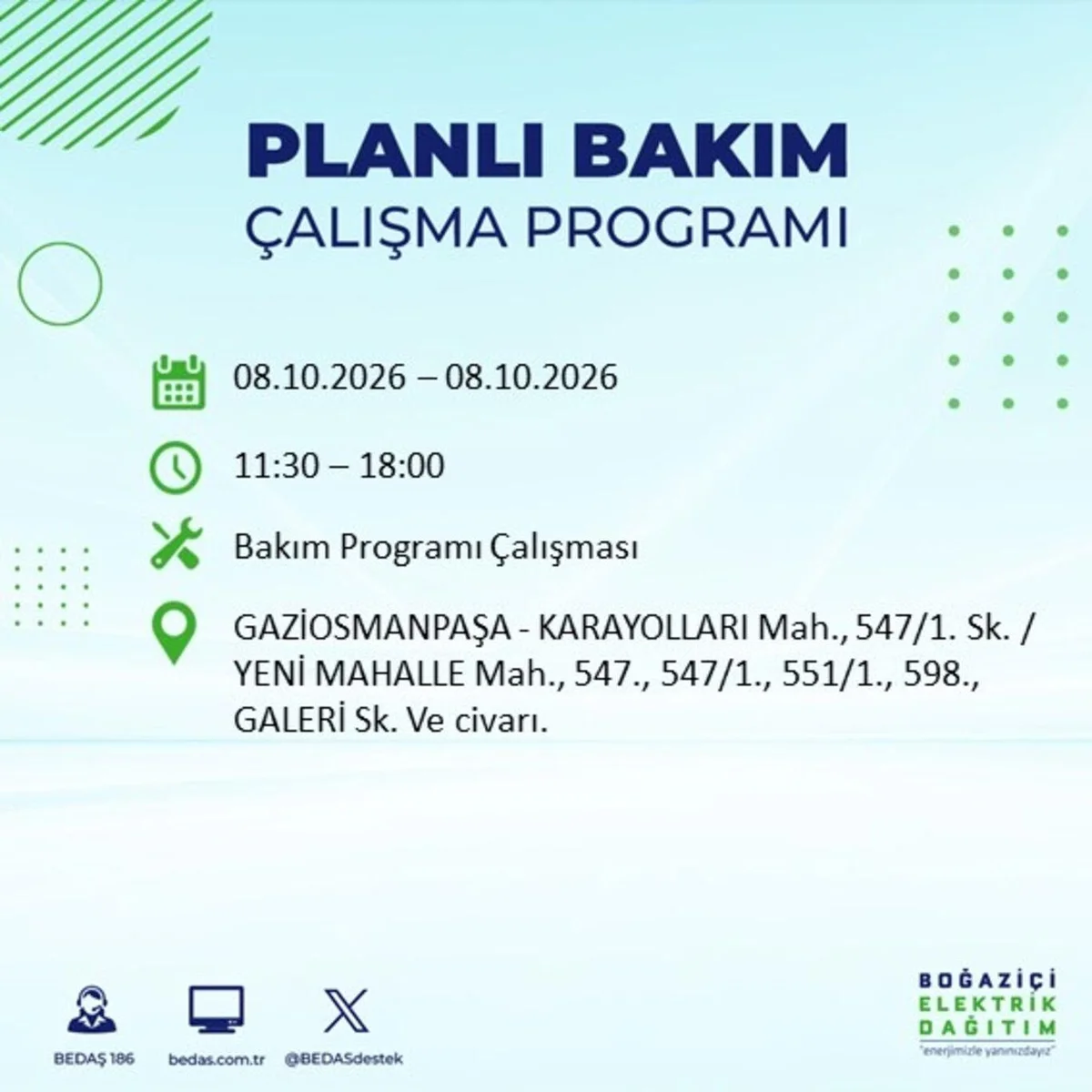 İstanbul’da elektrikler ne zaman gelecek, saat kaçta? BEDAŞ duyurusu ile 8 Ekim 2026 İstanbul elektrik kesintisi programı — 19. fotoğraf