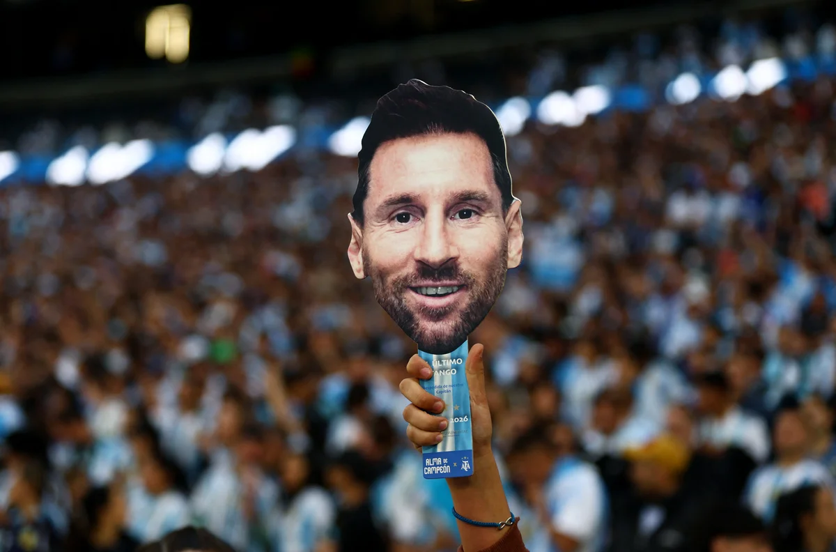 Messi'ye taraftarlardan veda — 10. fotoğraf