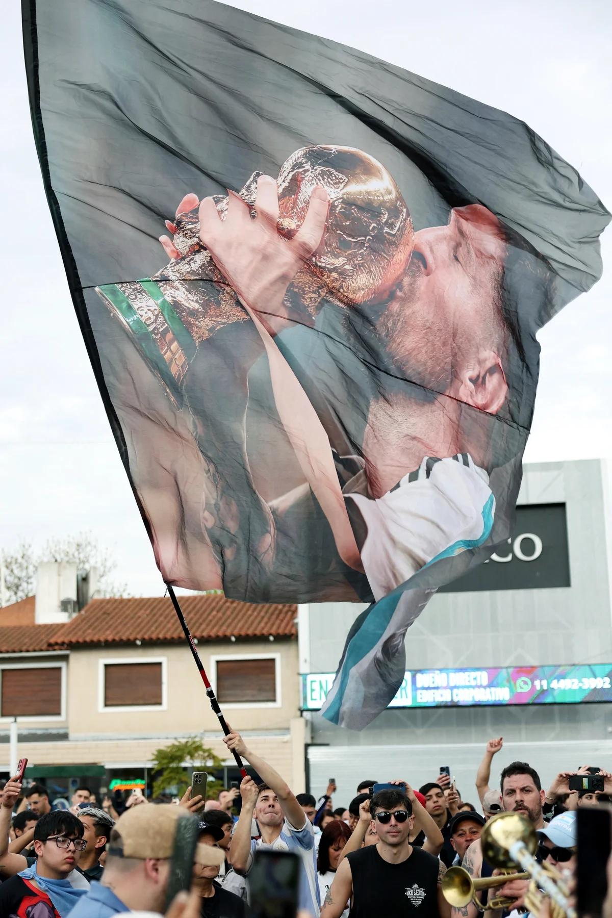 Messi'ye taraftarlardan veda — 7. fotoğraf