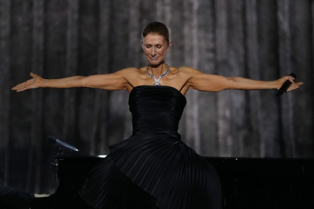 Celine Dion konser esnasında sahnede düştü — 8. fotoğraf