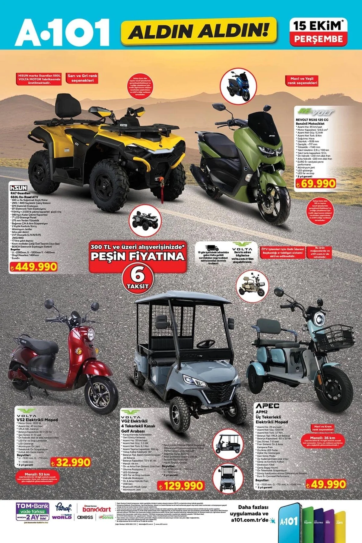 A101 aktüel ürünler kataloğu 15 Ekim 2026: ATV, Motosiklet, elektrikli ısıtıcı fan... A101 aktüel ürünler kataloğunda neler var? — 12. fotoğraf