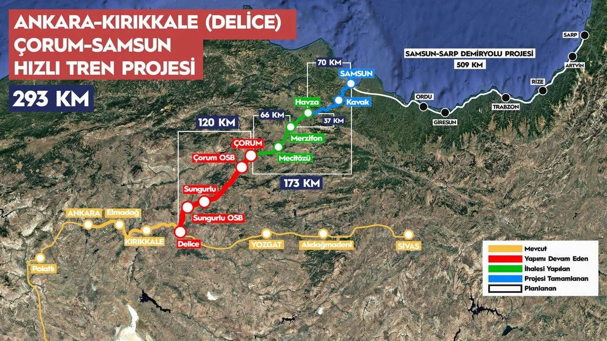 Delice-Çorum arasının temelini 14 Temmuz 2025’te attıklarını hatırlatan Uraloğlu, “3 bin on dört personel ve 850 makineyle gece gündüz çalışıyoruz. Bugün itibarıyla genel ilerlememiz yüzde 40’ı aştı.” dedi.