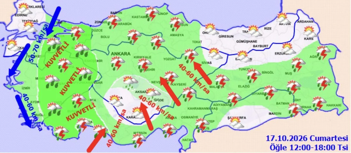 Meteoroloji’den hafta sonu hava durumu uyarısı: 17-18 Ekim İstanbul’da hava nasıl olacak, yağışlar ne zaman bitecek? — 3. fotoğraf