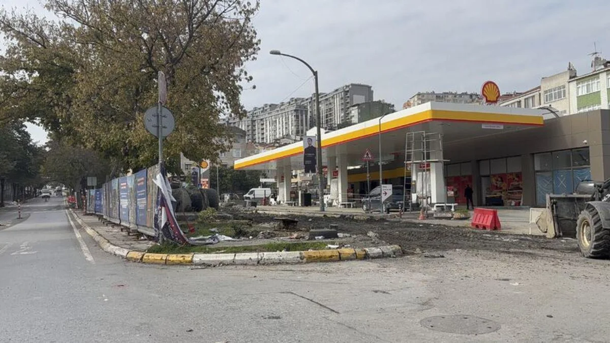 Eyüpsultan'da tramvay hattı çalışması için ağaçların kesildiği iddiasına vatandaşlardan tepki — 6. fotoğraf