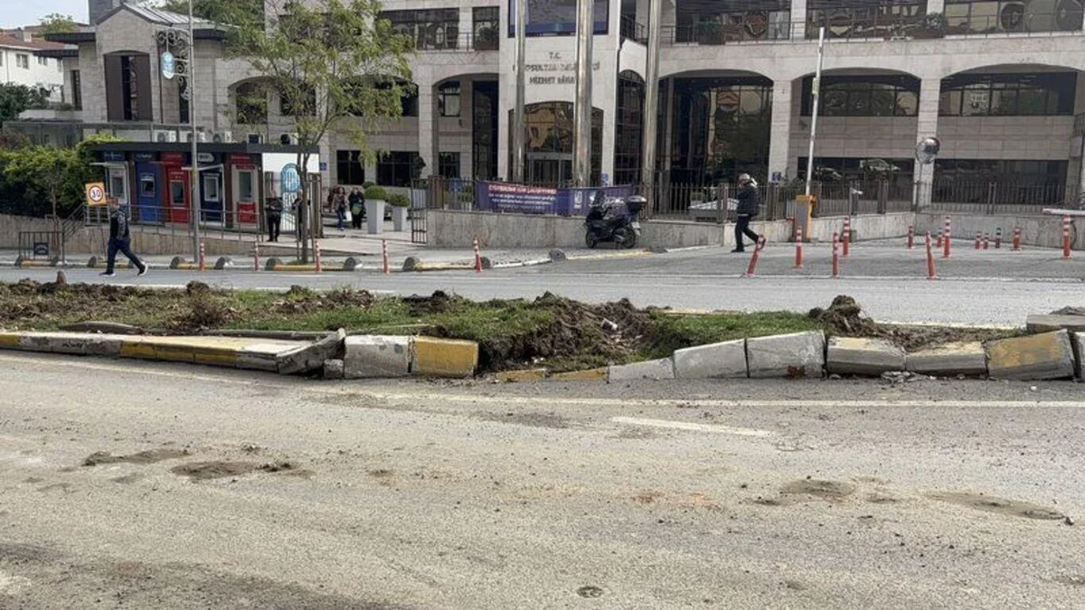Eyüpsultan'da tramvay hattı çalışması için ağaçların kesildiği iddiasına vatandaşlardan tepki — 7. fotoğraf