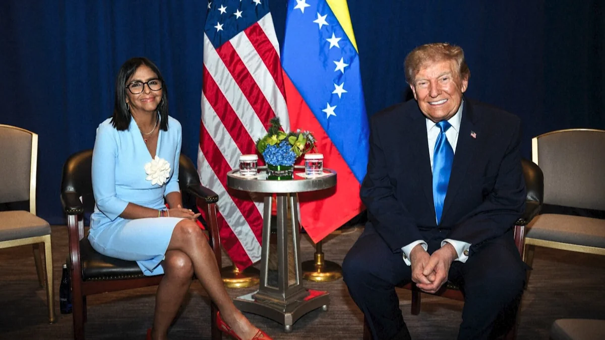 ABD Başkanı Trump ile Venezuela'nın geçici lideri Rodriguez ilk kez görüştü