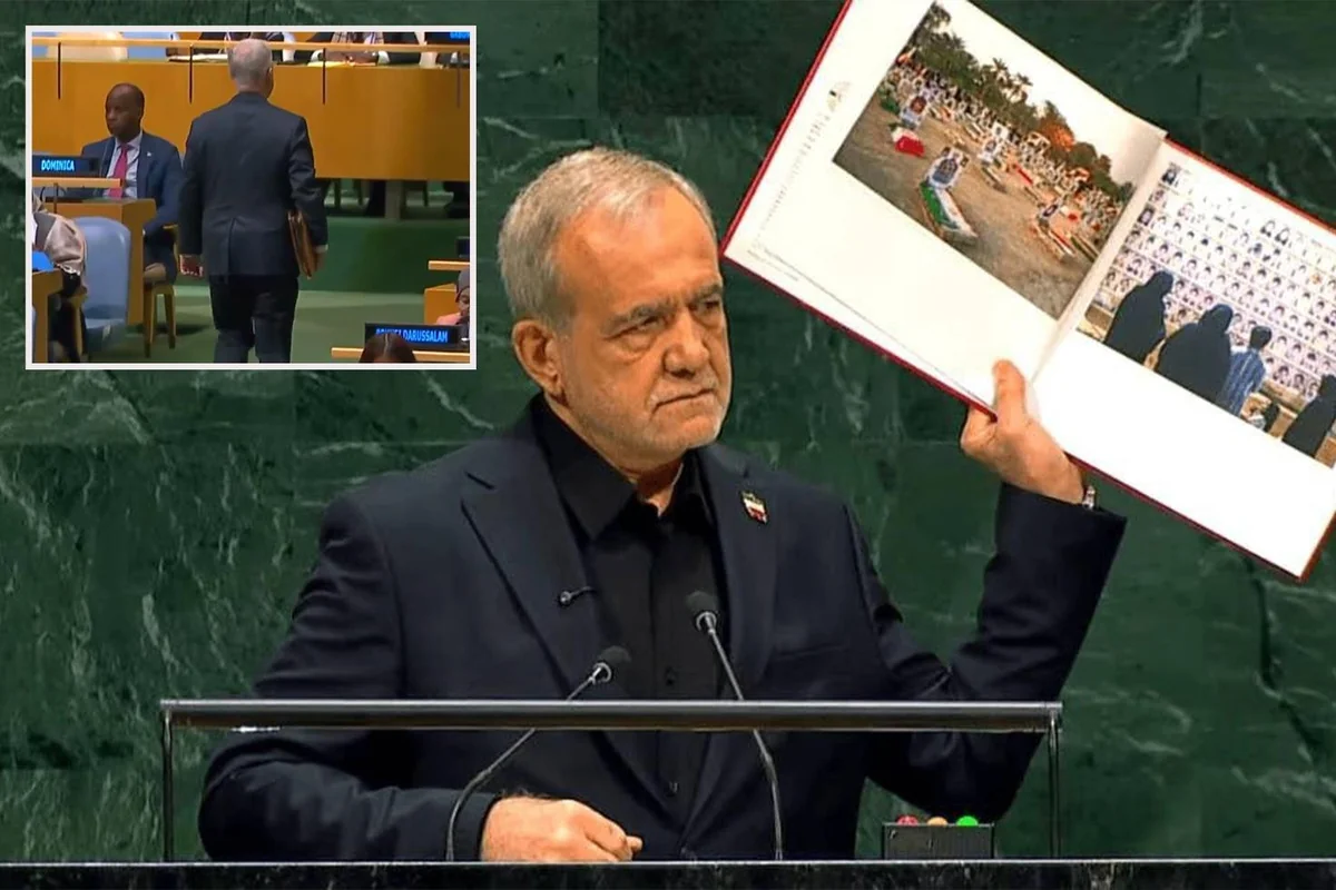 İran Cumhurbaşkanı BM kürsüsüne çıktı, ABD heyeti salonu terk etti