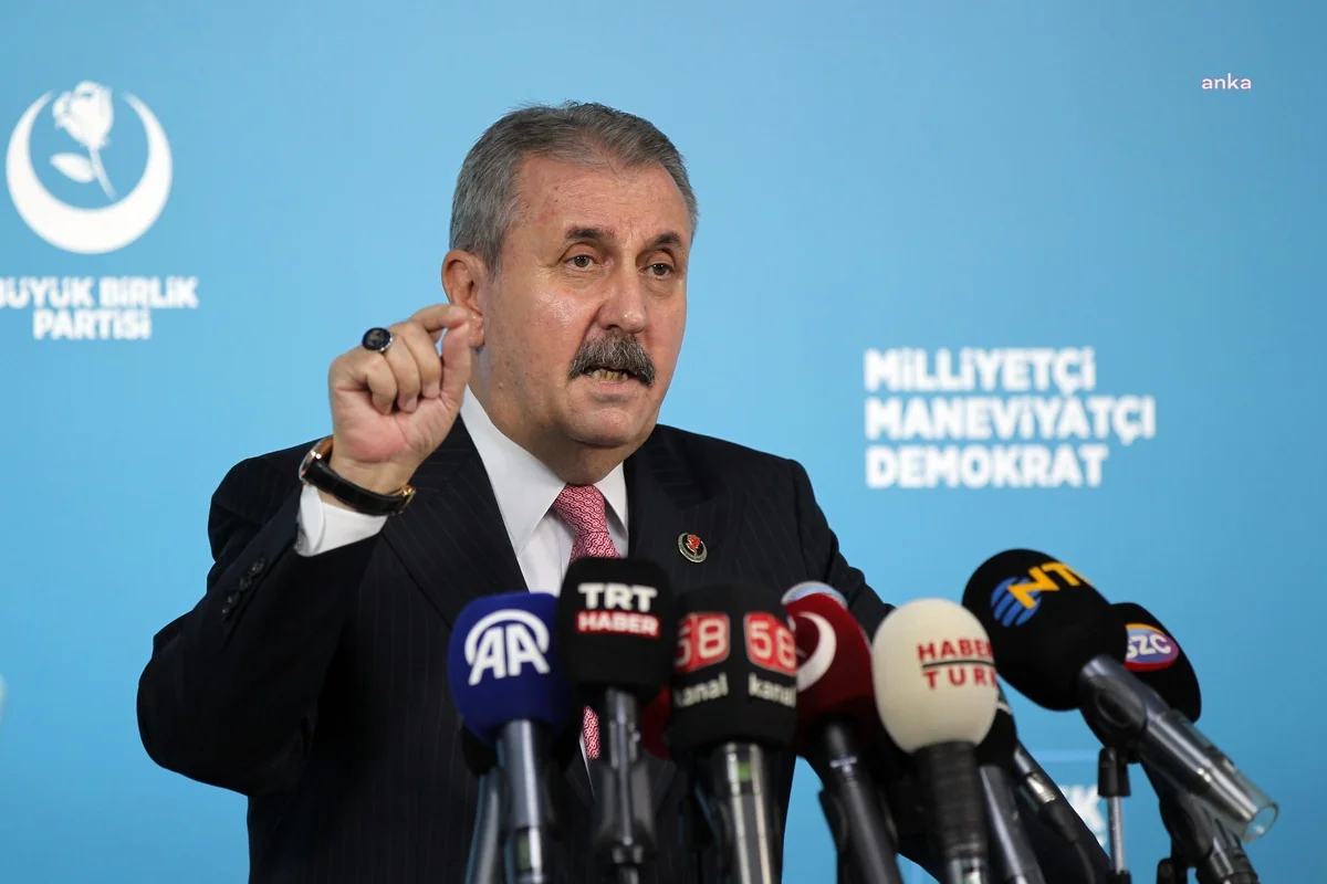 BBP lideri Destici, Şanlıurfa Karaköprü'deki 5,4'lük depreme geçmiş olsun mesajı yayımladı