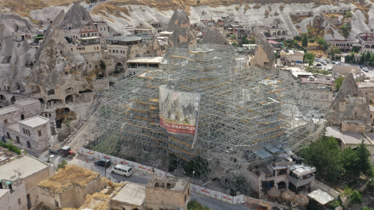 Kapadokya'da 7 peribacasının korunması için çalışma sürüyor