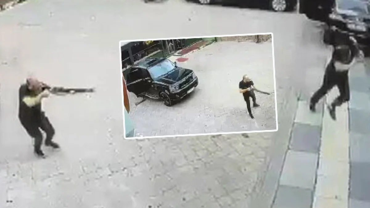 İki taraf da tetiğe bastı! Başkent'te kanlı düellonun görüntüsü çıktı