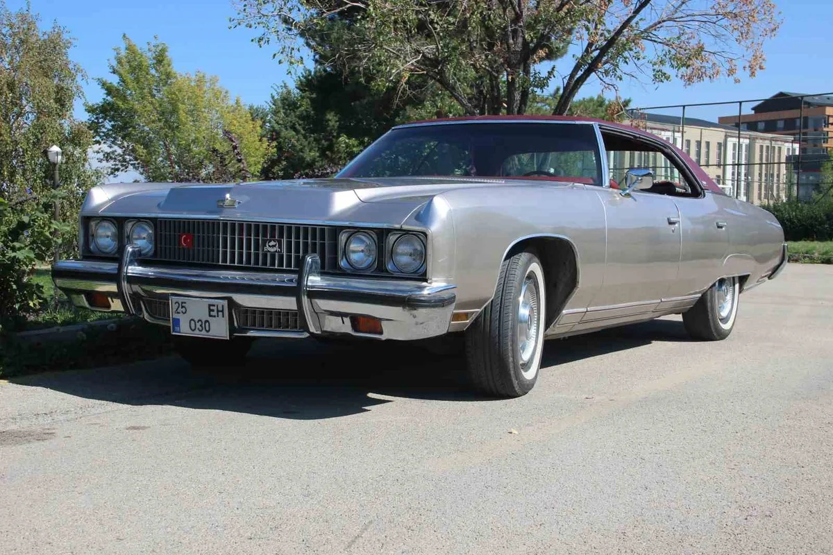 Türkeş'in ilk sahibi olduğu 1973 Chevrolet, Erzurum'da 53 yıldır orijinal duruyor