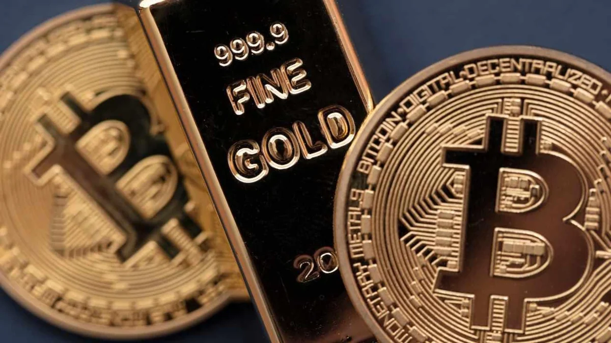 Altındaki sert düşüş Bitcoin'e uyarı mı?