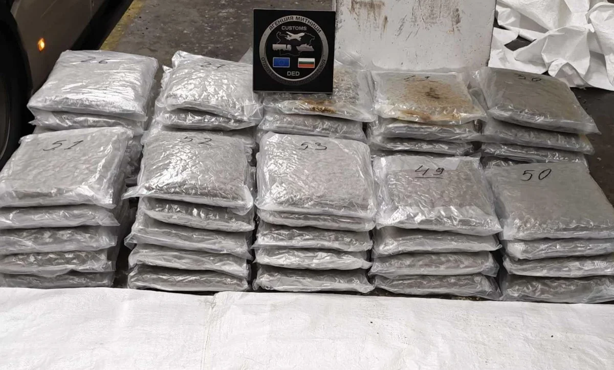 Bulgaristan'da Türk plakalı tırda 57 kilo 40 gram esrar ele geçirildi