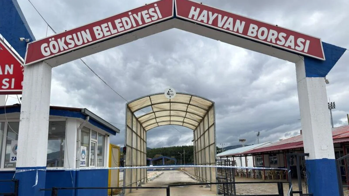 Göksun Hayvan Borsası şap hastalığı nedeniyle kapatıldı