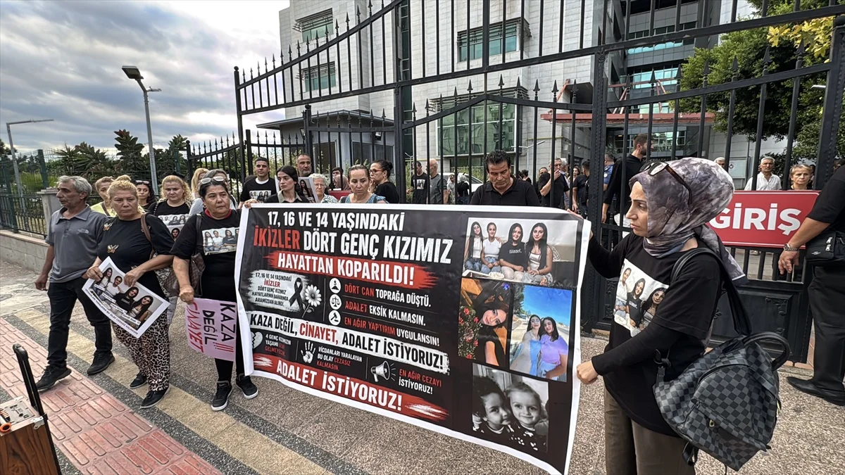 Mersin'de ikizler ve iki kuzeninin öldüğü kazada tutuklu sürücü tahliye edilmedi