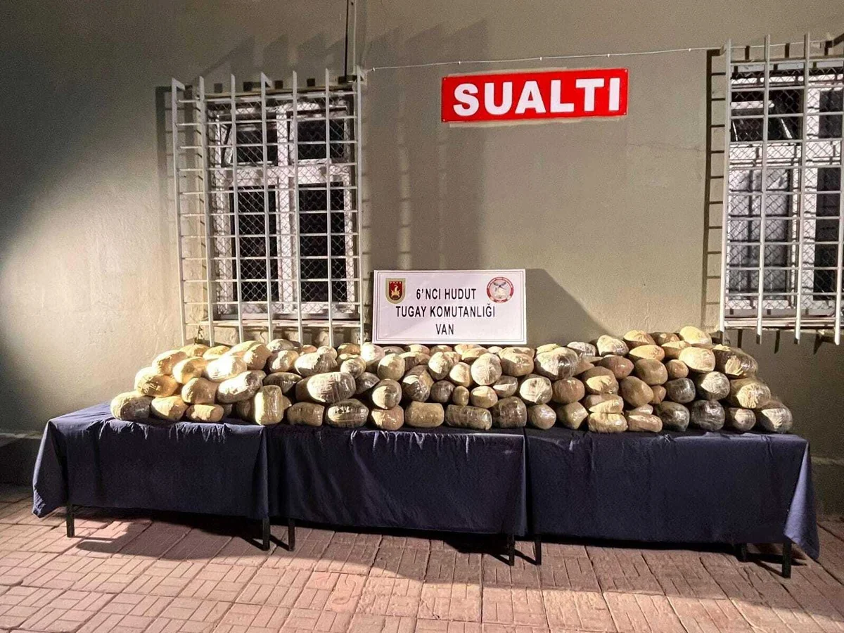 MSB, Van hudut hattında 412 kilo 741 gram uyuşturucu ele geçirildiğini duyurdu