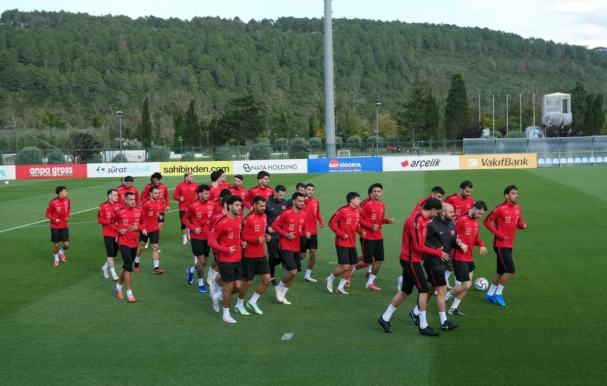 A Milli Takım, Belçika maçı hazırlıklarını sürdürdü