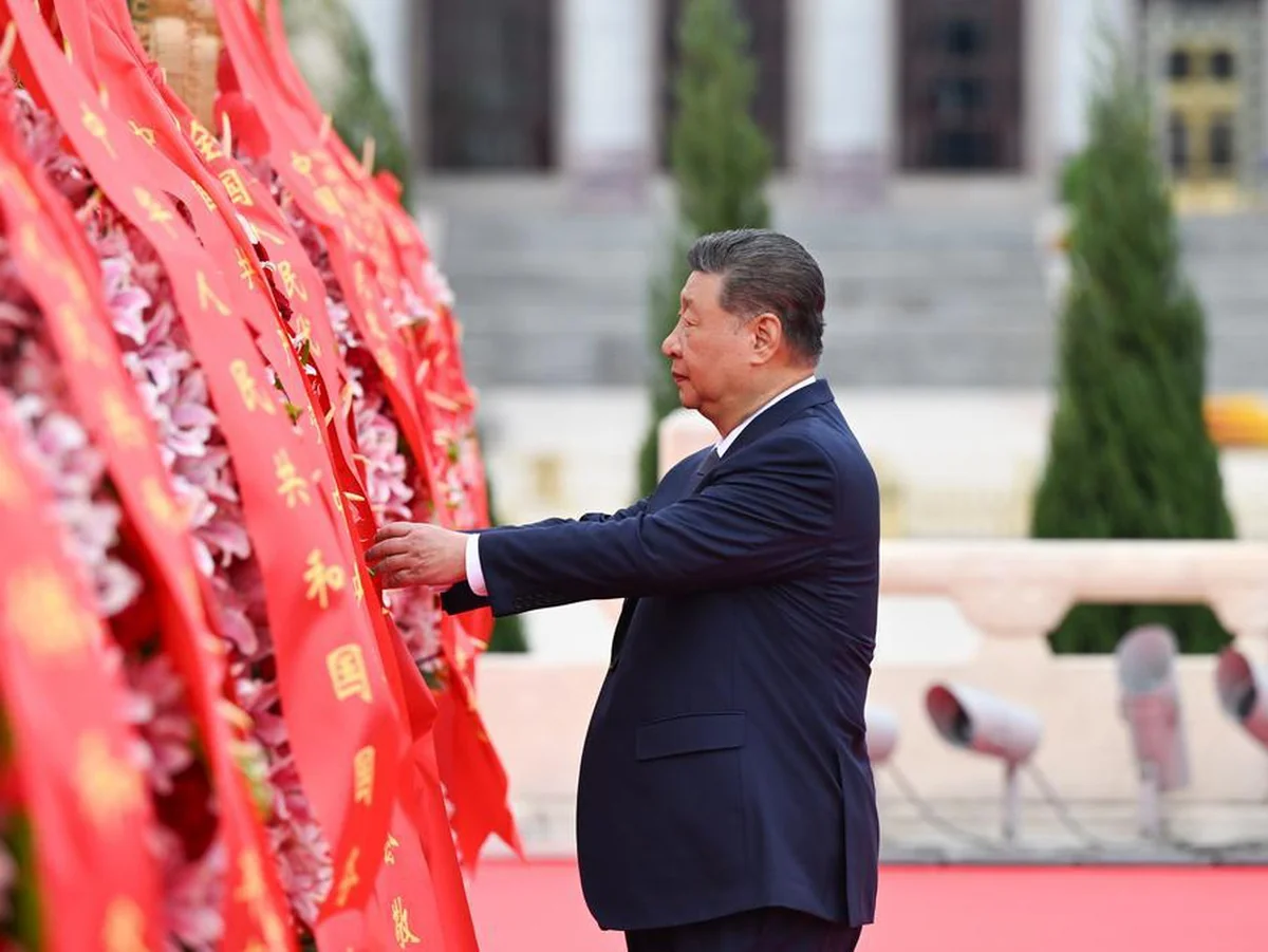 Albüm: Çin Cumhurbaşkanı Xi, Beijing'de düzenlenen Şehitleri Anma Günü törenine katıldı