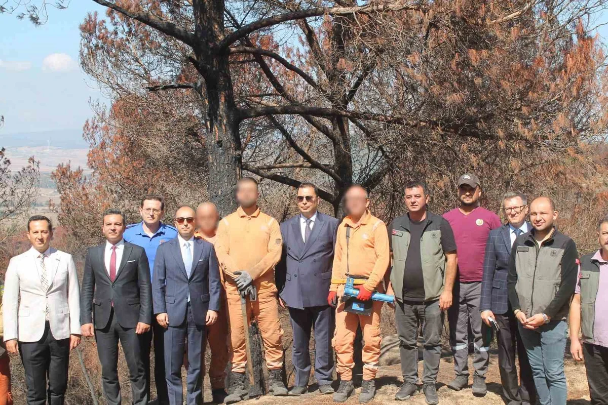 Balıkesir'de 5 ilçede 60 hükümlü orman bakım ve ağaçlandırma çalışmalarına katılıyor
