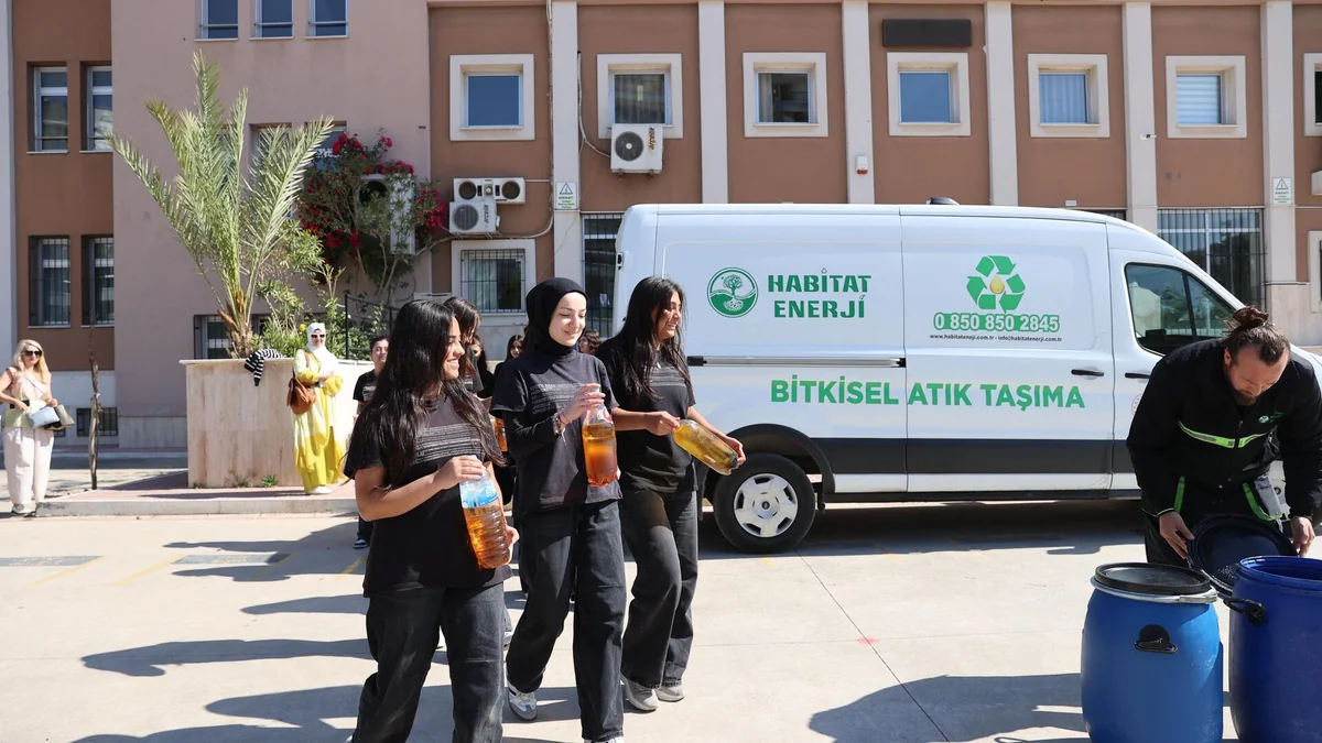 Buca'da 120 bin litre atık yağ geri dönüşüme kazandırıldı