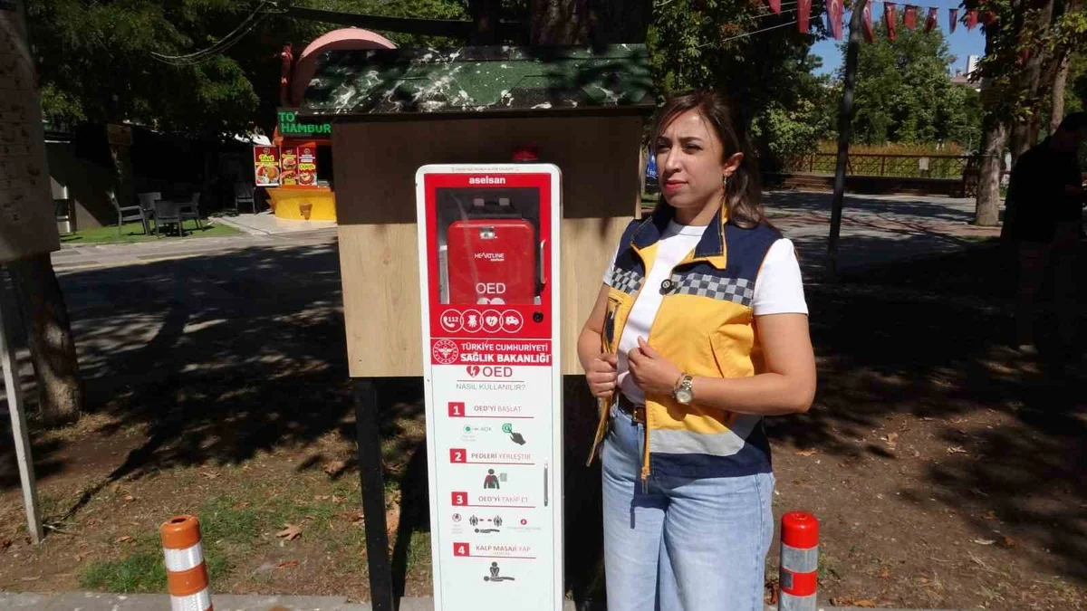 Malatya'da ani kalp durmalarına ASELSAN üretimi OED cihazları 3 noktaya yerleştirildi