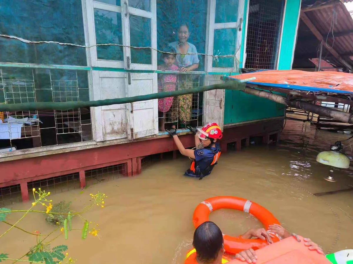Myanmar'ın Tanintharyi bölgesindeki sellerde 1 kişi öldü, 24.089 kişi etkilendi