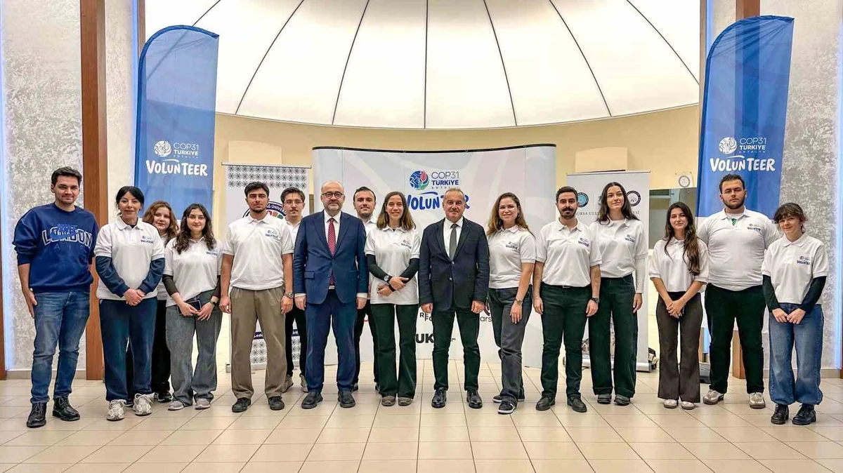 Antalya'daki COP31 öncesi gönüllülük buluşması BUÜ ev sahipliğinde düzenlendi
