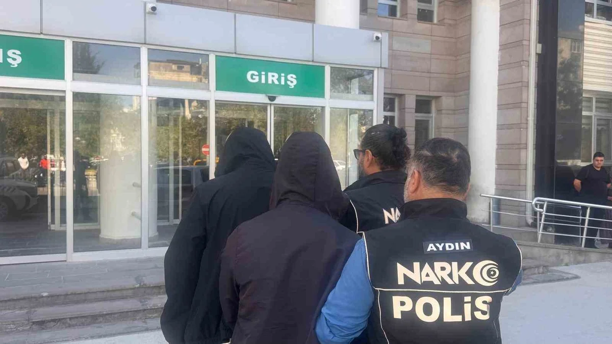 Aydın Kuşadası'nda uyuşturucu operasyonunda 2 şüpheli tutuklandı
