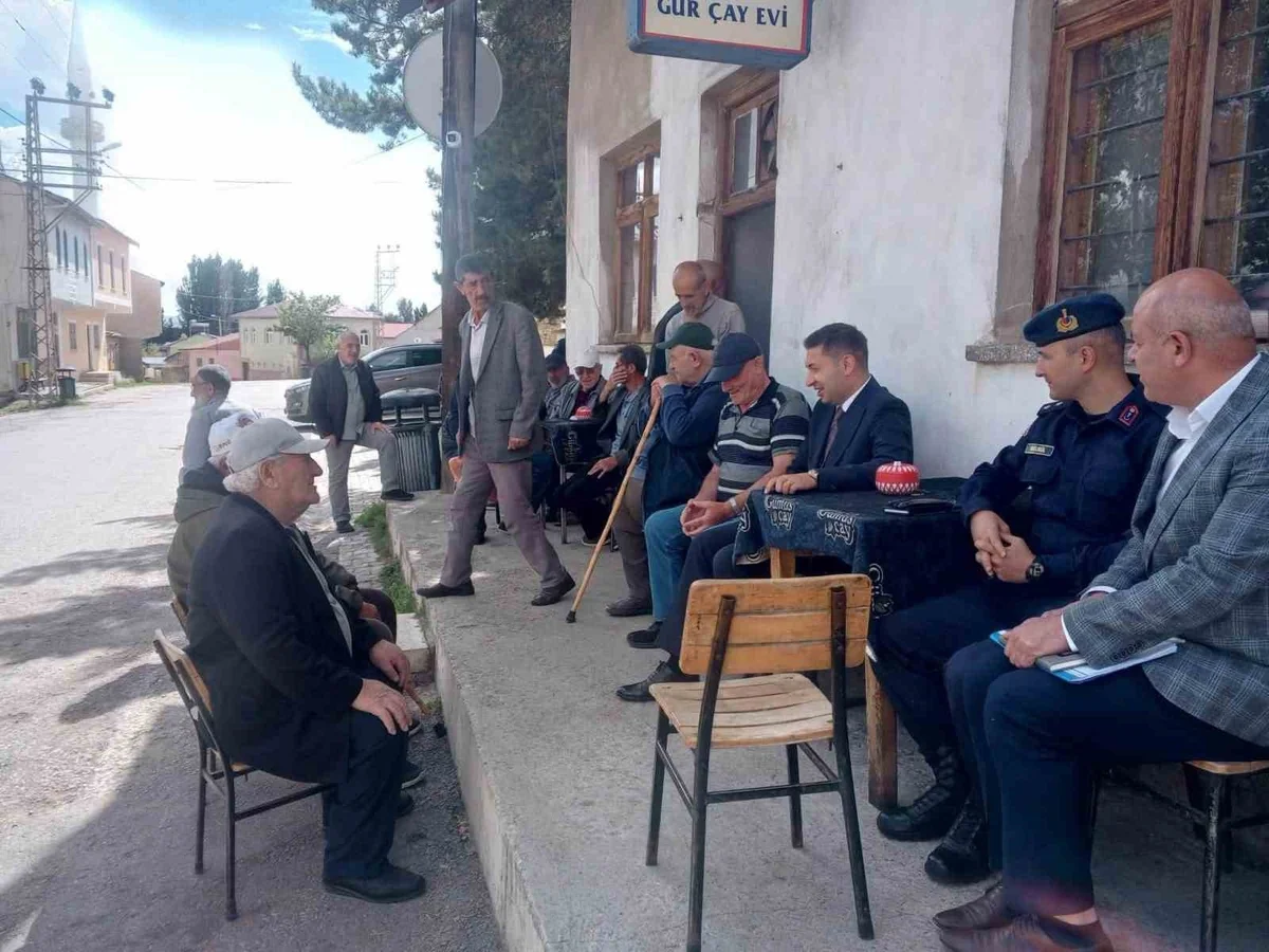 Aydıntepe Kaymakamı Deniz Yıldırım, 4 köyde vatandaşların taleplerini dinledi