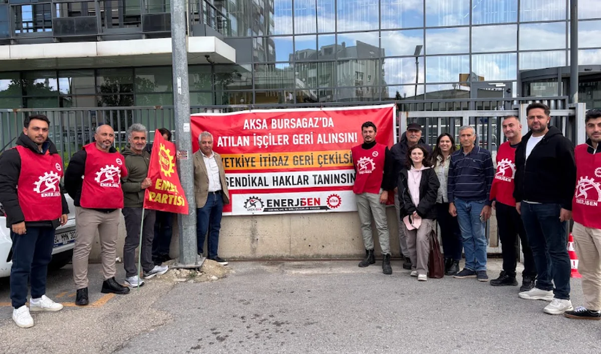 EMEP Genel Başkanı Seyit Aslan’dan Bursagaz işçilerine ziyaret: Genel grevler, genel direnişler örgütlemeliyiz