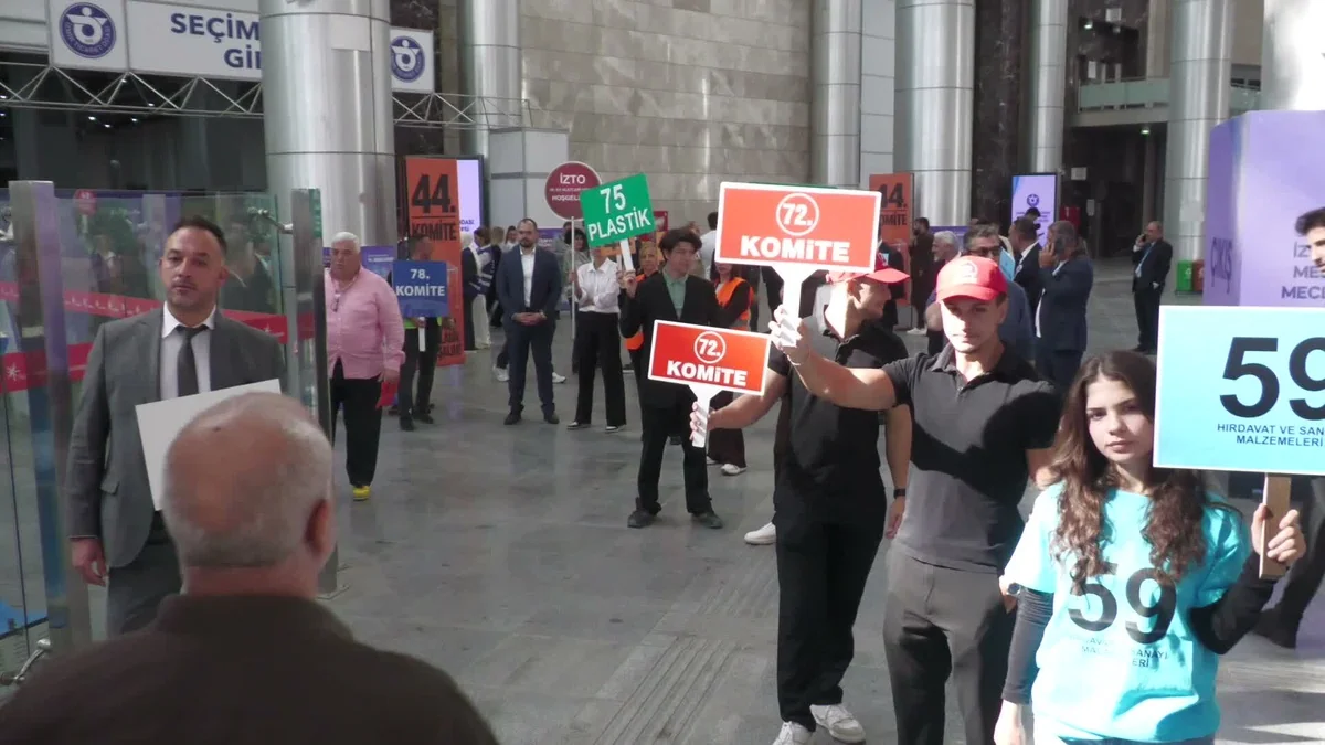 İZTO seçimleri Fuar İzmir'de başladı, 62 bin 777 üye oy kullanacak