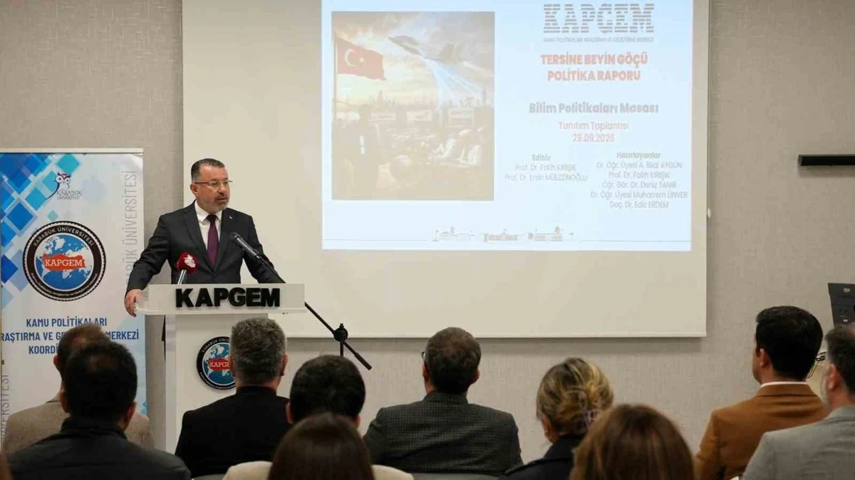 Karabük Üniversitesi KAPGEM tersine beyin göçü politika raporunu tanıttı