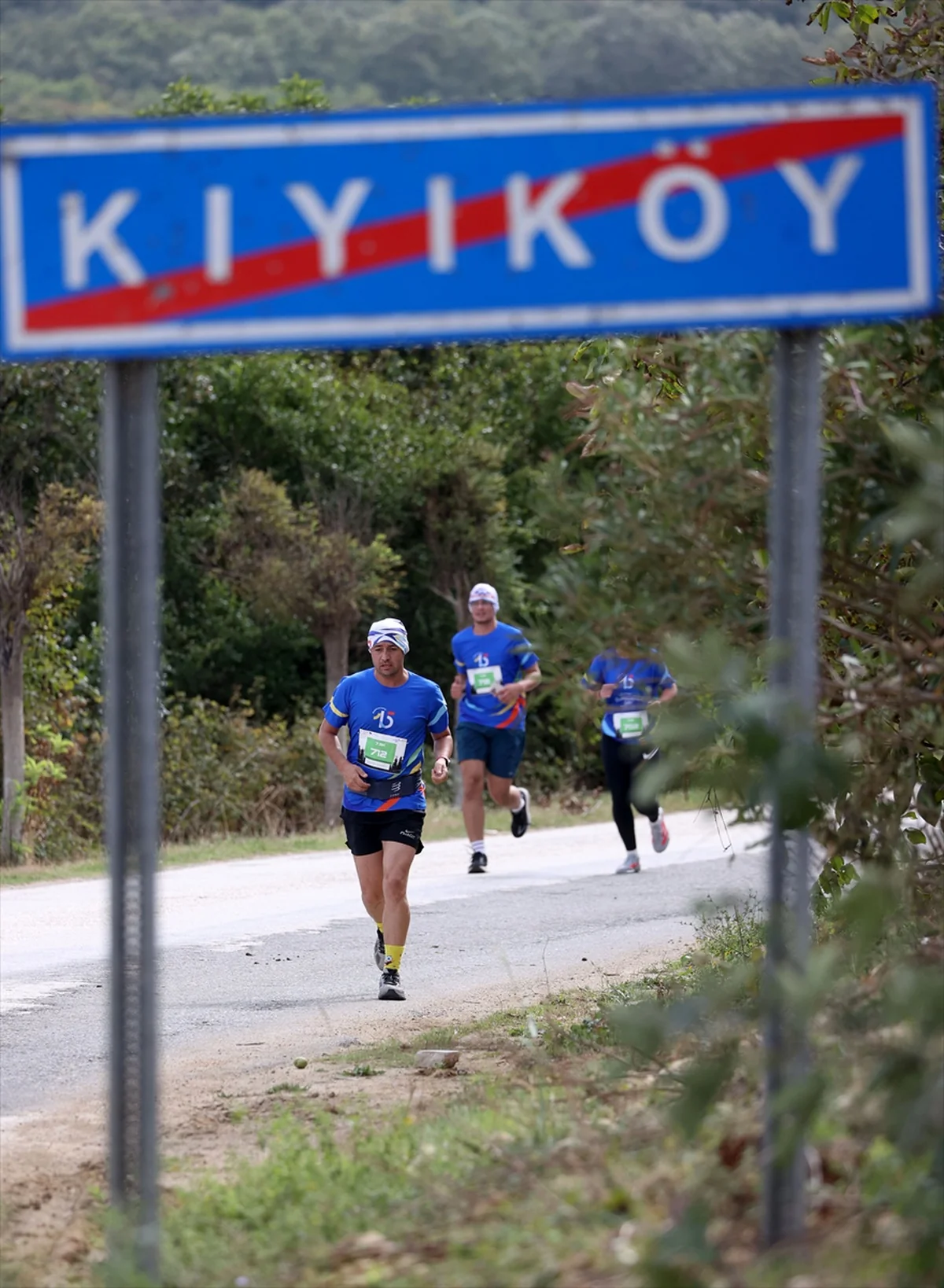 Kırklareli Kıyıköy'de 150 katılımcıyla sınır ötesi koşu etkinliği yapıldı