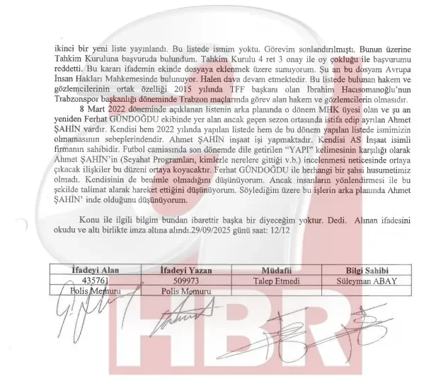 MHK’da hakem atamalarına müdahale iddiası! Tanık ifadelerine ahaber.com.tr ulaştı: “Önce seminere çağrıldılar sonra tasfiye edildiler” - 2