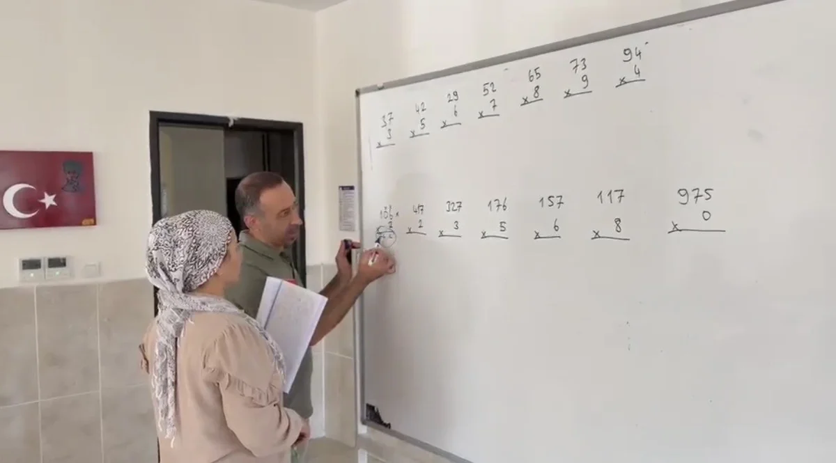 Osmaniye'de okuma yazma bilmeyenlere 1. ve 2. kademe kursları düzenleniyor