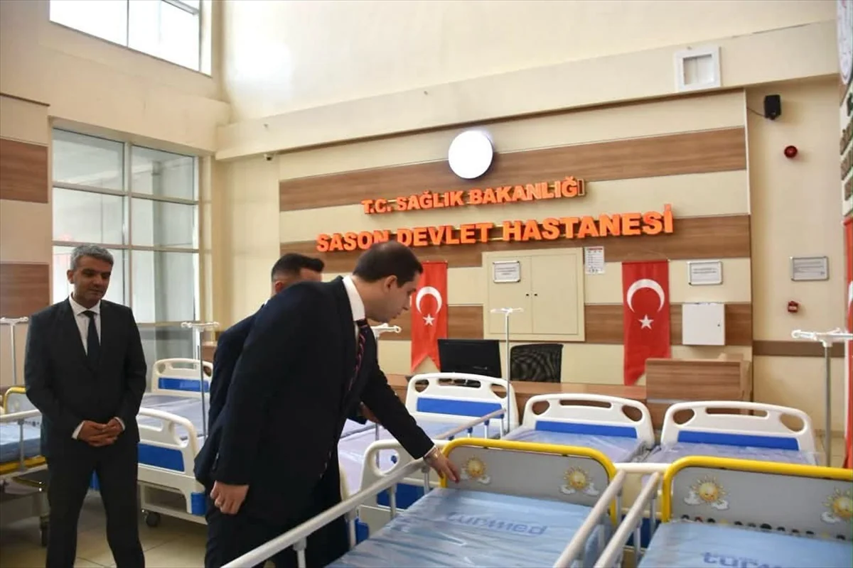 Sason'da yatağa bağımlı vatandaşlar için 10 hasta yatağı temin edildi