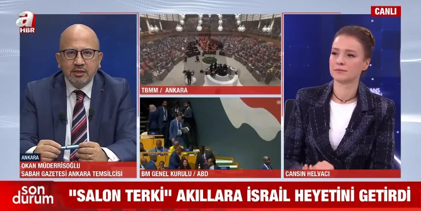 10 gün arayla iki benzer görüntü: Başkan Erdoğan kürsüye çıktı, Yeni Parti heyeti salonu terk etti! Tavır akıllara İsrail'i getirdi - 2