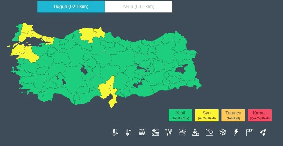 11 kentte alarm: İstanbul için saat verildi! Hem fırtına hem sağanak geliyor