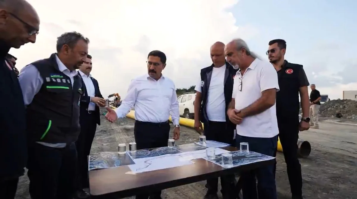 Hatay Valisi Masatlı, Koçören TOKİ'deki 7 kilometrelik yol çalışmalarını inceledi