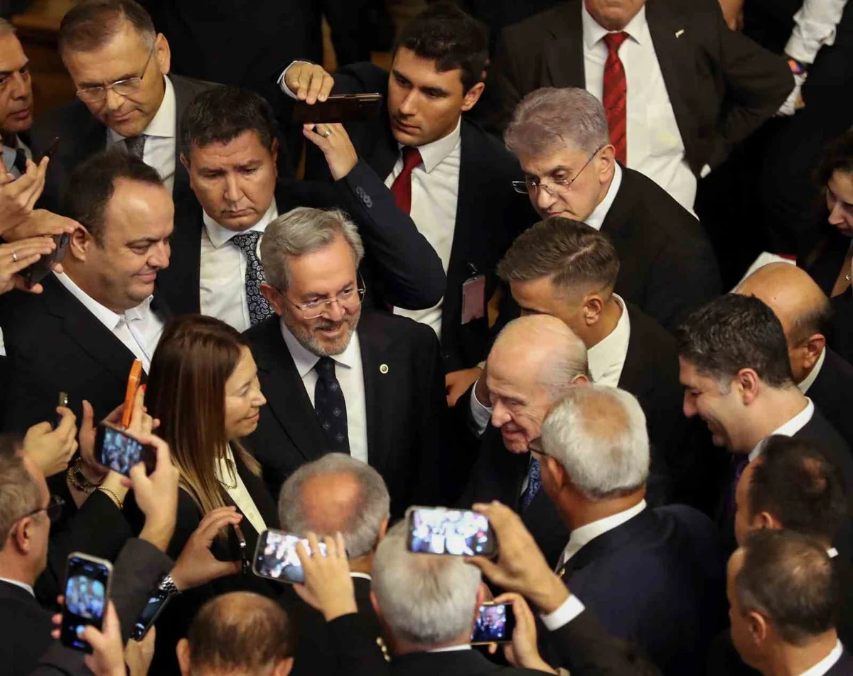 OMÜ Rektörü Aydın, TBMM'nin yeni yasama yılı resepsiyonunda OMÜ'yü temsil etti