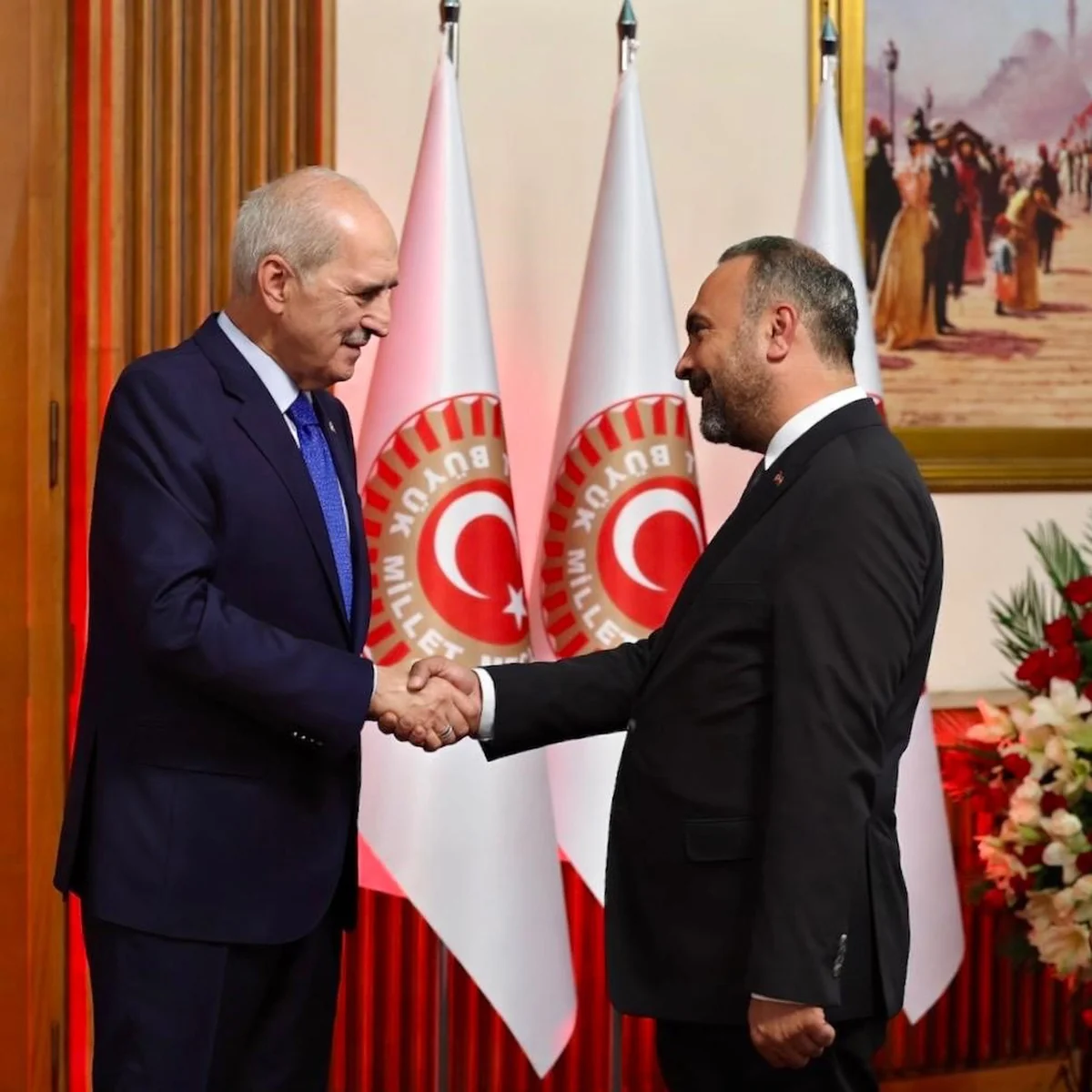 BARÜ Rektörü Akkaya, TBMM yasama yılı açılış resepsiyonunda üniversiteyi temsil etti