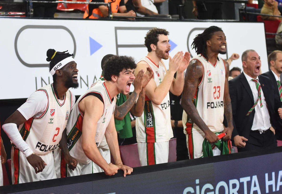 Karşıyaka, seyircisiz maçta Galatasaray'ı uzatmada 87-81 yendi