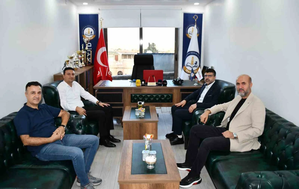 Nusaybin Kaymakamı Temurci, MAGYED'i ziyaret ederek dernek çalışmalarını dinledi