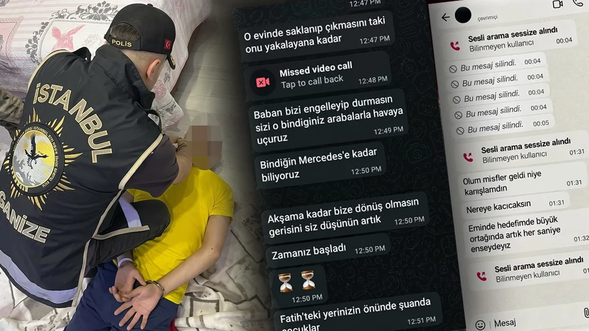 "Çirkinler"in, Zen Pırlanta sahiplerine attığı tehdit mesajları ortaya çıktı: Arabanızla havaya uçururuz