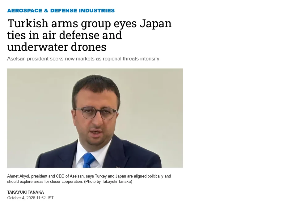 Türk savunması Asyanın radarında! Japonya Türkiyenin kapısını çaldı